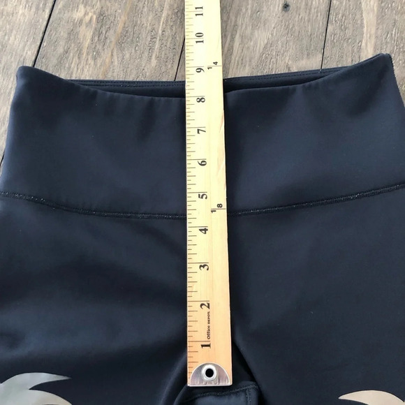 Noli Size XS Black Impact Bird Leggings Bronze Gold Compression Workout Sparrow - Picture 6 of 8